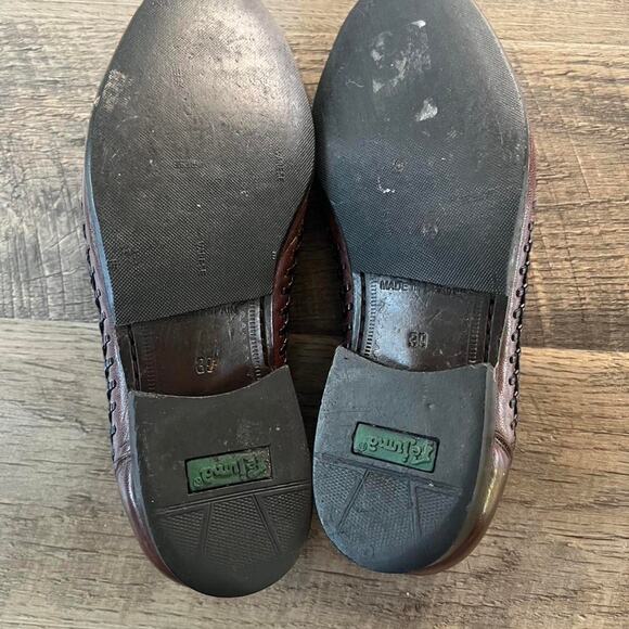 Vintage Woven Leather Loafers – Made in Spain – EU 39 / US 6.5 - Picture 4 of 6